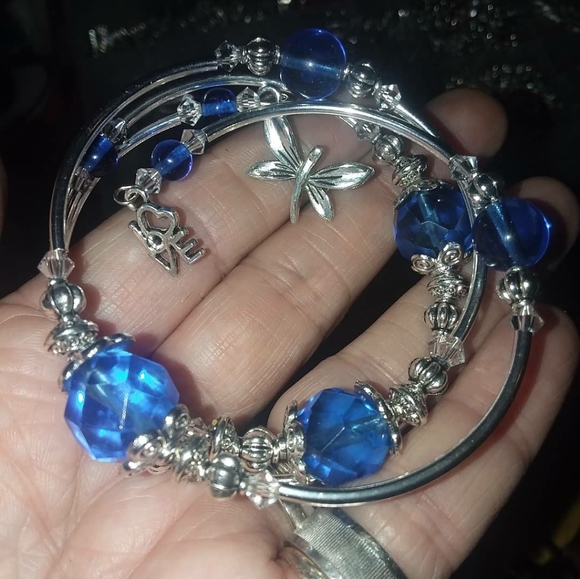 Pam's Gem Collection Jewelry - Memory wire bracelet